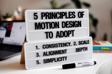 5 principes du motion design à adopter